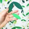 52 Ft Spring Summer Theme Green Paper Leaf Garland Hanging Leaves Streamer Banner for Green Birthday Wedding Engagement Bridal Shower Bachelorette Baby Shower Tea Party Decorations Supplies (4 Packs)
